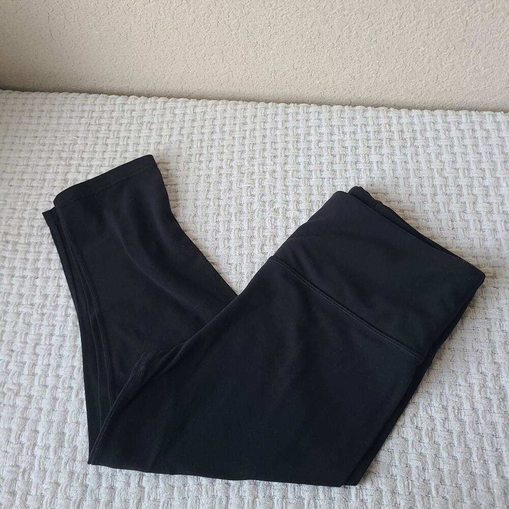 Athleta Elation Crop Black Leggings Women's Size M